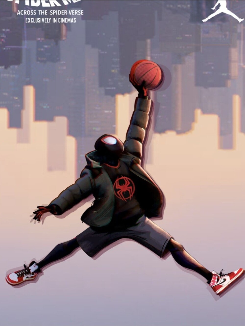 JORDAN 1 Retro High OG Spider-verse Sneakers - Men's 7.5 - Excellent Condition - Picture 2 of 12